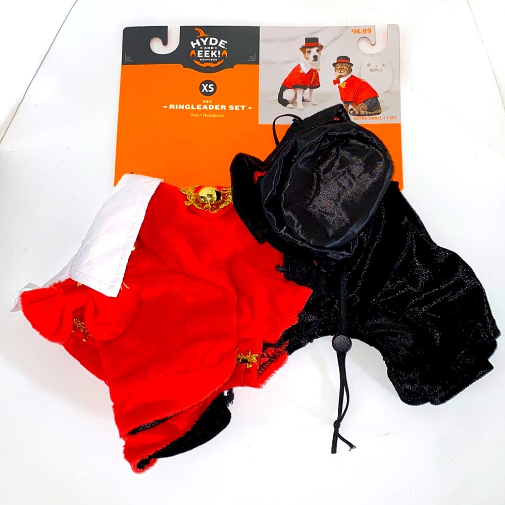 NWT Dog & Cat Ringleader Costume XS & S